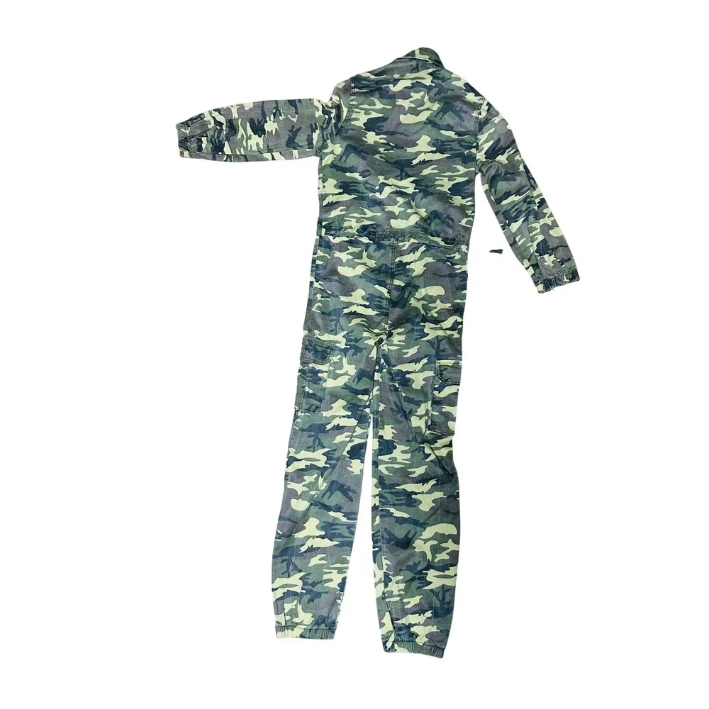 Thrill Camo Cargo Jumpsuit One Piece Utility Pants Women's Size‎ M NWT